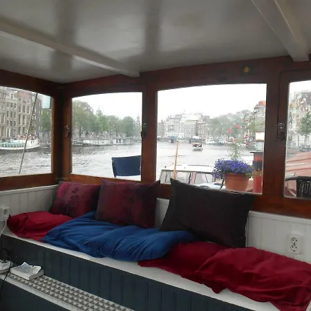 Waterloo Square River Vieuw Houseboat أمستردام