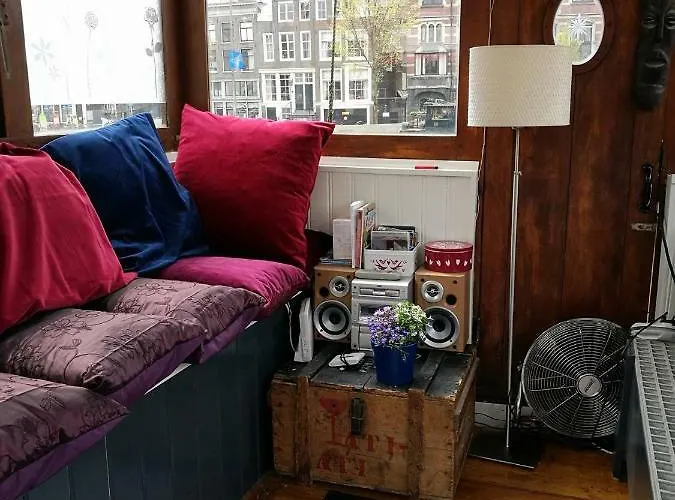 Waterloo Square River Vieuw Houseboat * Amszterdam