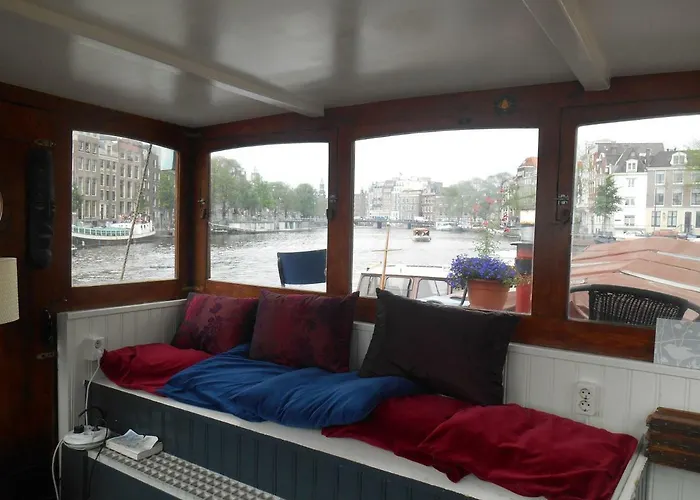 Waterloo Square River Vieuw Houseboat Amszterdam