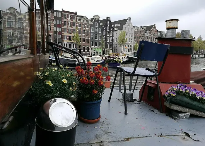 Waterloo Square River Vieuw Houseboat Amszterdam