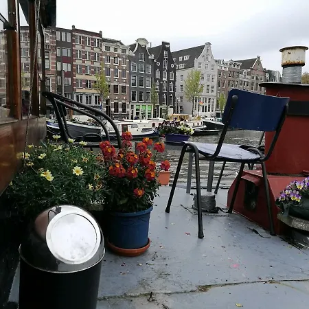 Waterloo Square River Vieuw Houseboat אמסטרדם